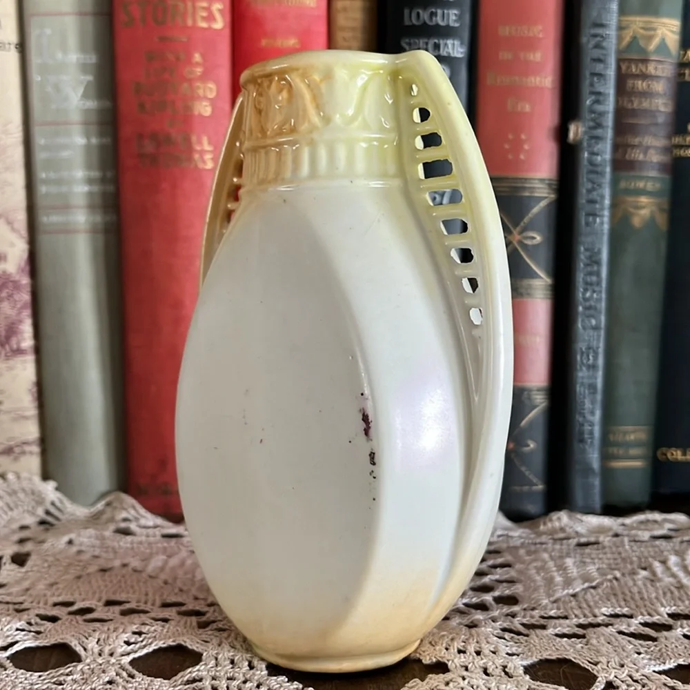 Antique, Early 20th Century Austrian Art Nouveau Floral Filigree Vase